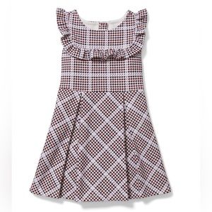 Janie and Jack pleated houndstooth dress